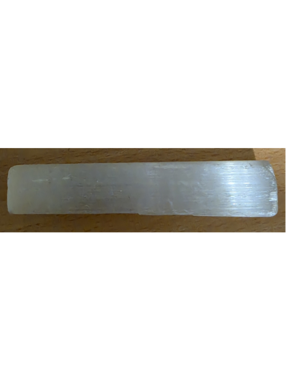 Vintage Translucent Arkansas Novaculite Honing Stone File 4" Natural Unmarked